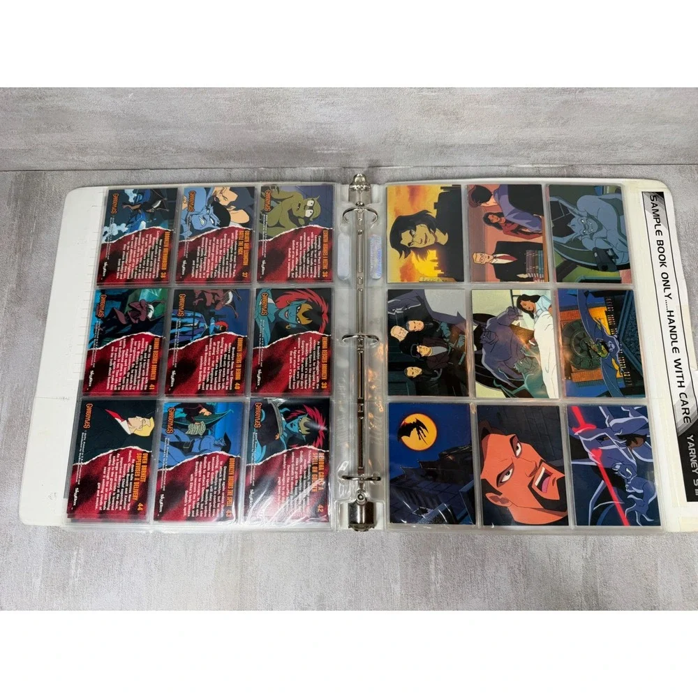 1995 SkyBox Gargoyles Salesmans Sample Binder Complete Set Pop Ups Promo Book